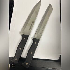 JA Henckels International Eversharp Pro Stainless Chef Knife & Bread Knife